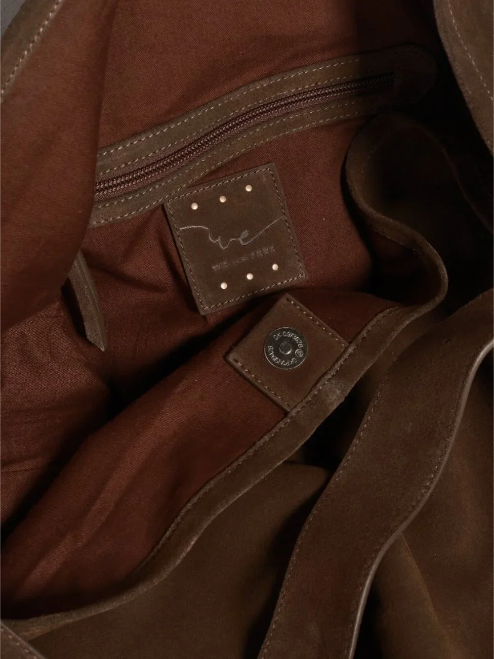 Free People Brown Suede Hobo Tote - Picture 8 of 8